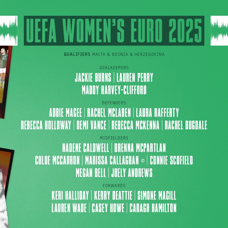 📣 Tanya Oxtoby has named her squad for our first senior women's fixtures of the @WEURO qualifiers ⤵️ #GAWA