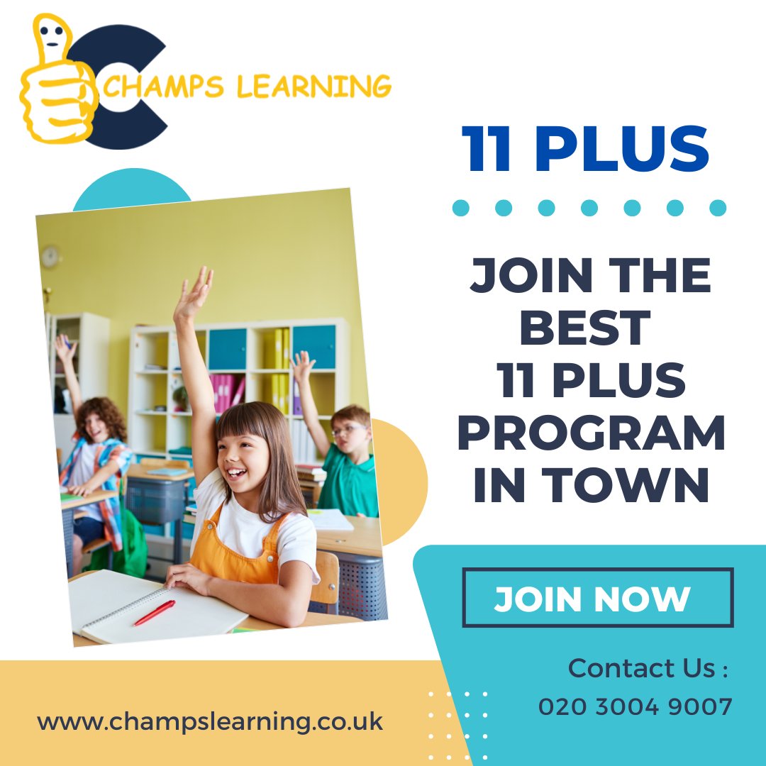 Crack the 11+ code with our proven strategies and boost your child's academic journey!
#11plus #ElevenPlus #11plus2024 #onlinetutoring #tutoringservices #11pluspapers #englishlearning #maths #grammarschool #tuitioninhounslow #TuitionNearMe #hounslow #london #england #UK