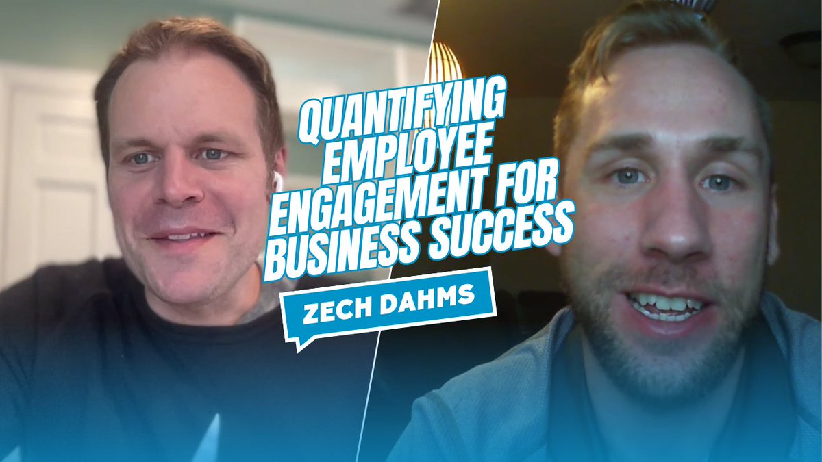 Quantifying Employee Engagement for Business Success with Zech Dahms
youtube.com/watch?v=jpcrhD…