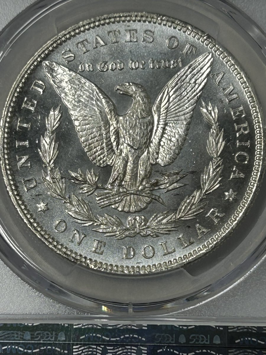 New addition to inventory/collection. Let’s take a guess at the grade & type of this 1888 Morgan as graded by @PCGScoin. Hint on the type; it’s Like something. #numismatics #coincollecting #preciousmetals #silver