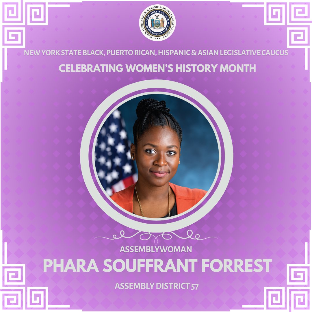 Before being elected to the Assembly, @phara4assembly worked as a maternal child field nurse, caring for new mothers after they gave birth. She was also president of her building’s tenant association before her time in office. #WomensHistoryMonth
