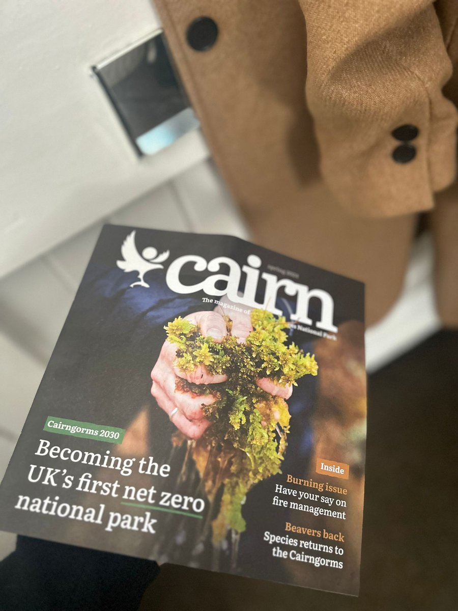 The latest issue of Cairn, our residents magazine, is arriving on doorsteps this week!

From a recap of the launch of our #Cairngorms2030 programme, to an interview with local peatland restoration contractor Sean Williamson, read our interactive version at cairngorms.co.uk/magazine
