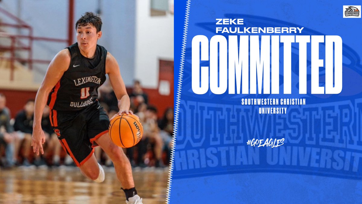 zeke faulkenberry (@zekefaulkenber2) on Twitter photo After a great conversation with <a href="/NoLongTwos/">Quinn Wooldridge</a> and my parents I’m excited to say I’m going to further my academic and athletic career at Southwestern Christian University!
I would like to thank God, my family, friends and coaches for helping me achieve my dream. #GoEagles! After a great conversation with <a href="/NoLongTwos/">Quinn Wooldridge</a> and my parents I’m excited to say I’m going to further my academic and athletic career at Southwestern Christian University!
I would like to thank God, my family, friends and coaches for helping me achieve my dream. #GoEagles!