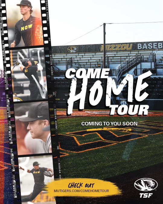 DON'T MISS YOUR CHANCE TO HANG OUT WITH OTHER TIGER FANS AND MEET MIZZOU COACHES AND ATHLETES AT A COME HOME TOUR NEAR YOU!
REGISTER AT
MUTIGERS.COM/COMEHOMETOUR
#ROARLOUDER2024