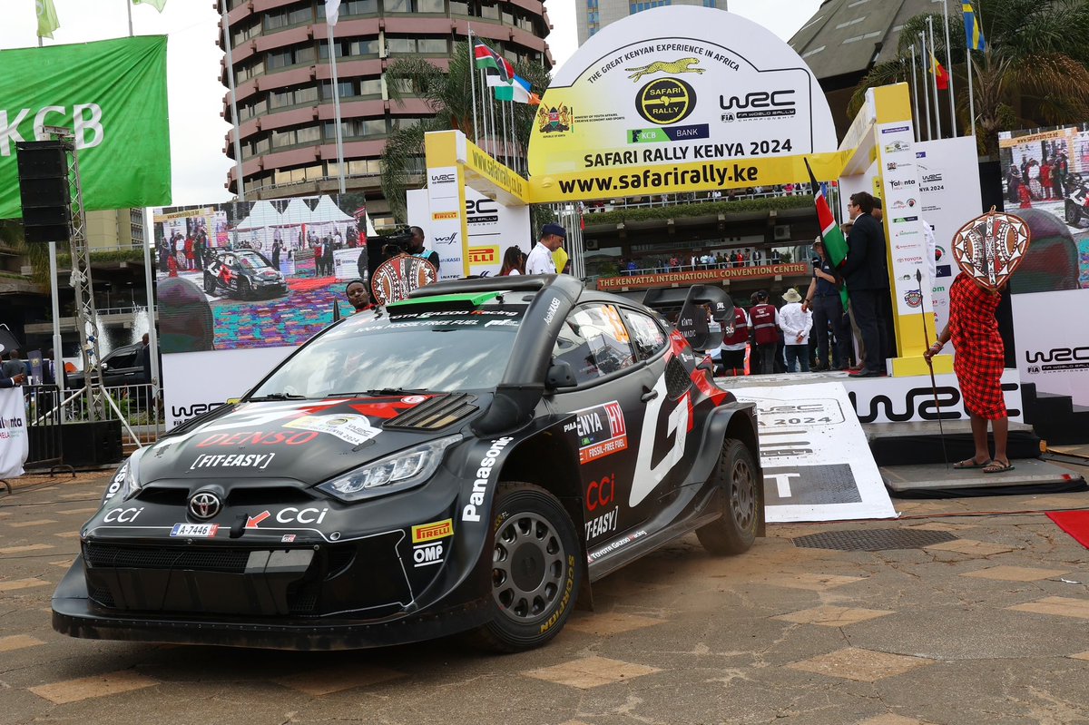 We had a nice day in Nairobi and always great to visit this city. Now the focus is on the real challenge beginning tomorrow, the stages have evolved quite a bit from last year so there’s been a few pacenote adjustments #EE33 @TGR_WRC