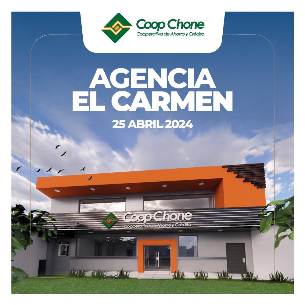 CoopChone's tweet photo. 📌𝗘𝗹 𝗖𝗮𝗿𝗺𝗲𝗻 - #CoopChone, atenderá próximamente en su edificio propio ubicado en la calle Francisco Pacheco y Av. 3 de julio.

¡𝑴á𝒔 𝒄𝒆𝒓𝒄𝒂 𝒅𝒆 𝒕𝒊.! 💚🧡 https://t.co/P9boHGBadX