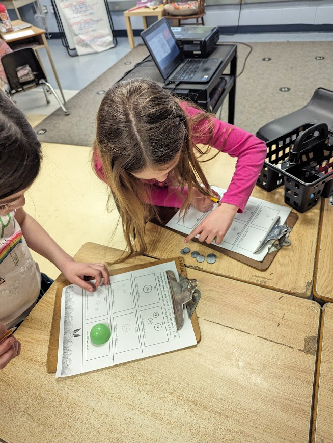 An egg-cellent way for us to consolidate our learning this week! Can you find 2 eggs with the same coin value but with two different coin amounts? We had a lot of hoppy faces today!  <a href="/LPSStormWatch/">LaSalle PS Storm</a> 🐰💰