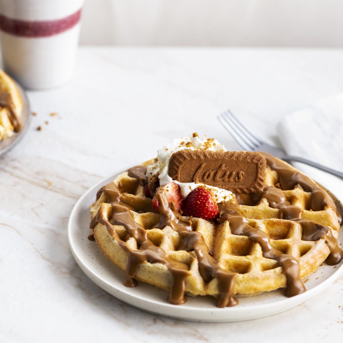 As if we need any other excuse to whip up some Biscoff Waffles?! Guarenteed to be a family favourite, make sure not to sleep on these by hitting the save button