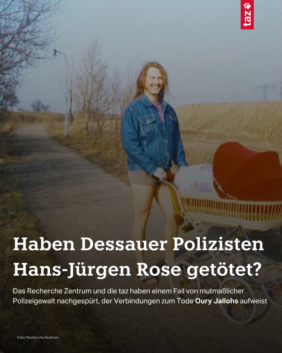 Hans-Jürgen Rose stirbt 1997 schwerverletzt, kurz nachdem er in einem Dessauer Polizeirevier war. Jetzt zeigen seine Angehörigen vier Polizisten an. @chrjkb und @kerstenau sind den Recherchen vom @Re_SearchCenter nachgegangen. 👉 taz.de/!5998023/