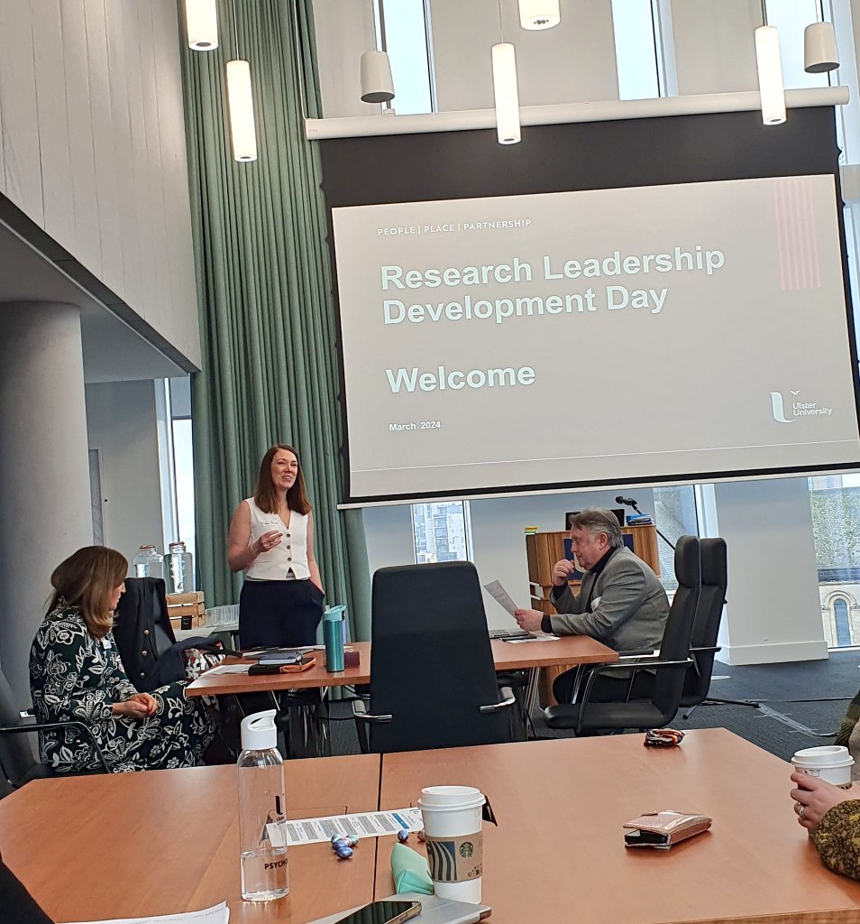 Thanks to @UlsterUniLHS for facilitating a Research Leadership Development Day... inspiring each other across the faculty about how we inspire others as leaders in #science #BRAVE