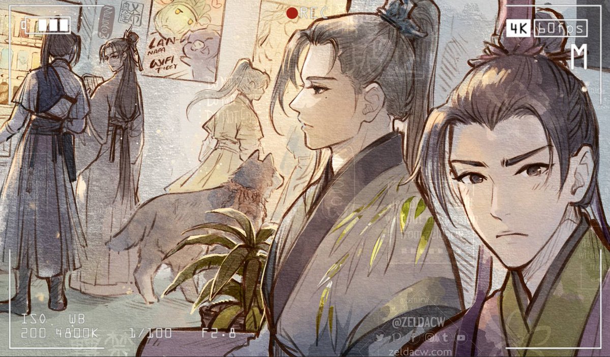 Johnso--*cough* Jiang Cheng meeting the legendary sword god Liu QingGe at the MXTX company *internally fanboying* (o゜▽゜)o☆ FengXin & MuQing trying to figure out the vending machine....