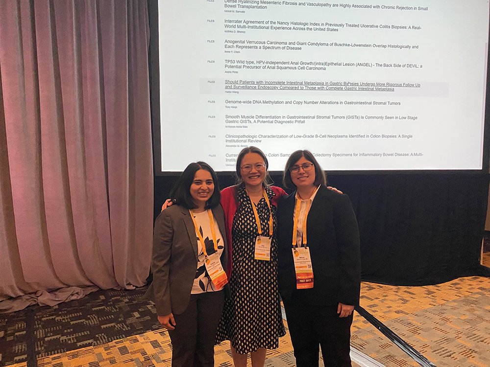 Congratulations to Drs. Melissa Limia and Krithika Shenoy for excellent platform presentations at #USCAP2024! (1/3) #washupathedu