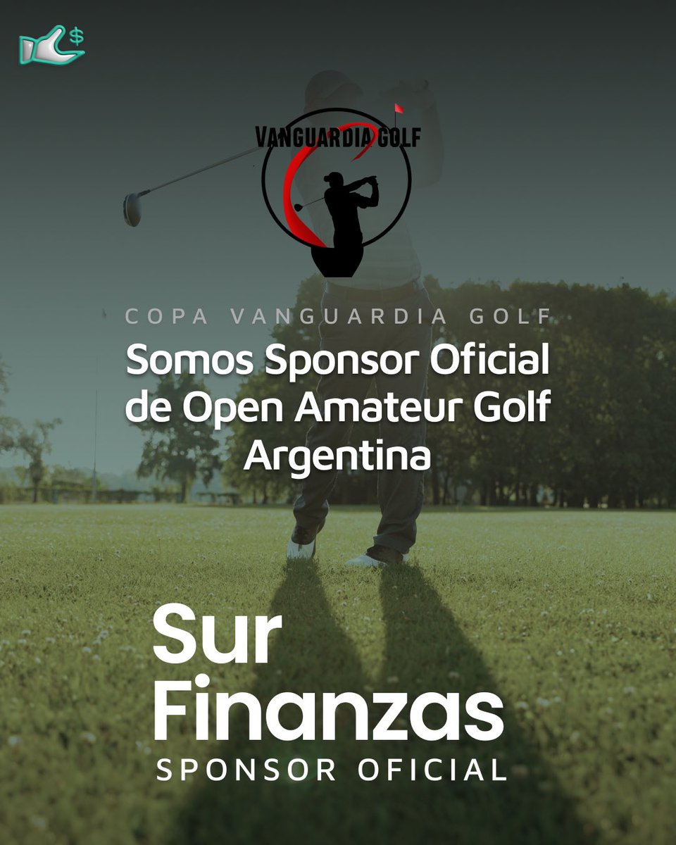 Sur Finanzas le da la bienvenida a la Copa Vanguardia Golf🏆 Somos el nuevo sponsor oficial de Open Amateur Golf Argentina!🤩 #surfinanzas #Sponsor #golf