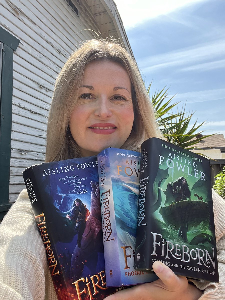 Aisling Fowler (@fowler_aisling) on Twitter photo Fireborn 3 is OUT TODAY! Can’t believe I’ve published a whole series - an actual armful of books! Huge thanks to @cmlwilson & <a href="/HarperCollinsCh/">HarperCollins Children's Books</a> who have been the dream team. And mega thanks to all the booksellers, librarians and book champions who’ve supported Fireborn too. ✨ Fireborn 3 is OUT TODAY! Can’t believe I’ve published a whole series - an actual armful of books! Huge thanks to @cmlwilson & <a href="/HarperCollinsCh/">HarperCollins Children's Books</a> who have been the dream team. And mega thanks to all the booksellers, librarians and book champions who’ve supported Fireborn too. ✨