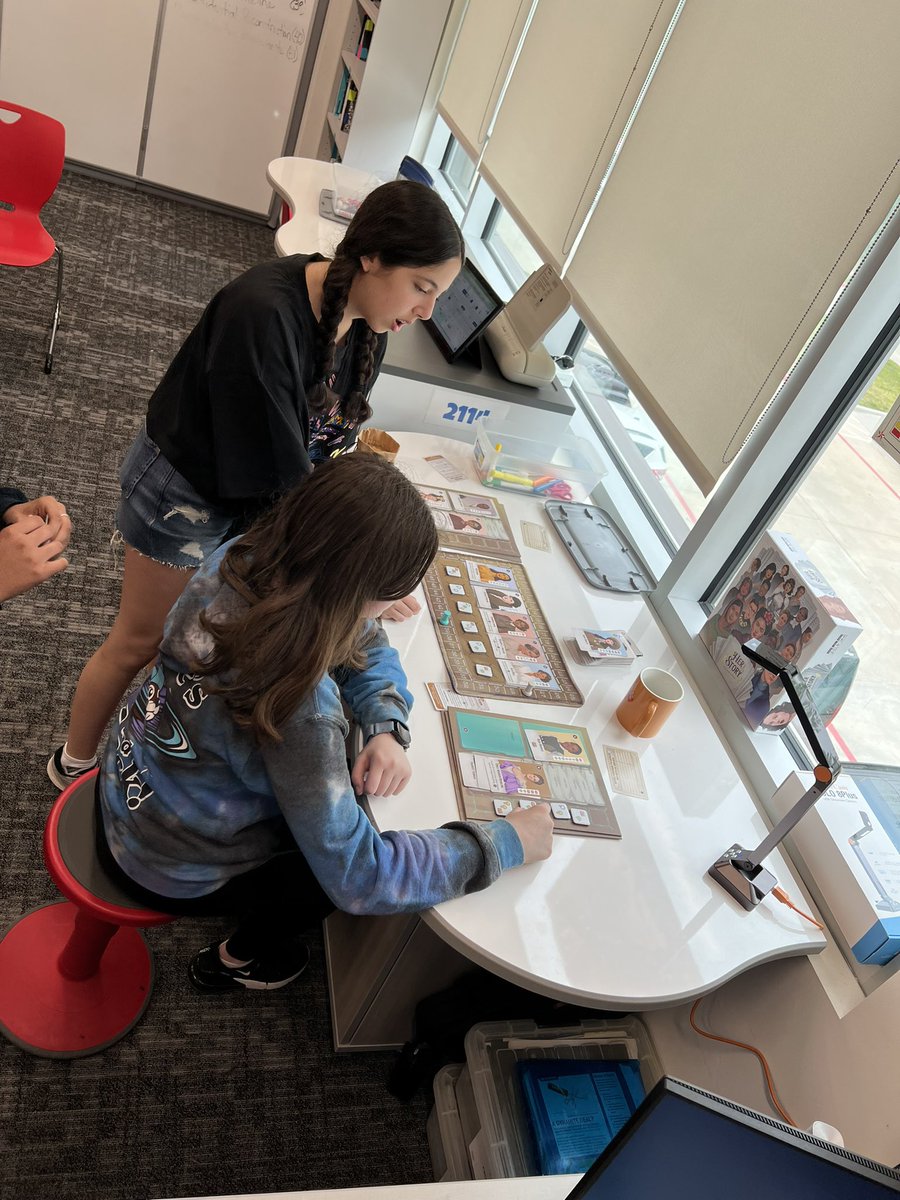 MrsKWellsKMS's tweet photo. Mr. Cattell’s TX History students learned about important women in history by playing a fun and interactive board game. #kmscougarpride https://t.co/jwvSzyXHWe