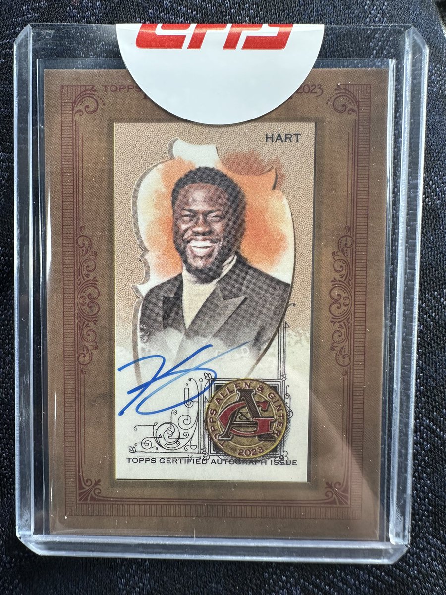 Finally received my <a href="/Topps/">Topps</a> Allen &amp; Ginter Kevin Hart autograph card. 

I pulled the redemption out of a box from <a href="/ROCSportsCards/">ROCSportsCards</a> months ago. I love these mini A&amp;G auto cards 🎤