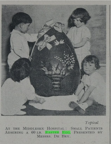 Signing off for #Easter with a huge chocolate egg Here's some #HistNursing cheer from @NursingTimes 1930 🐰🥚 @CYPACF @RCNHistory