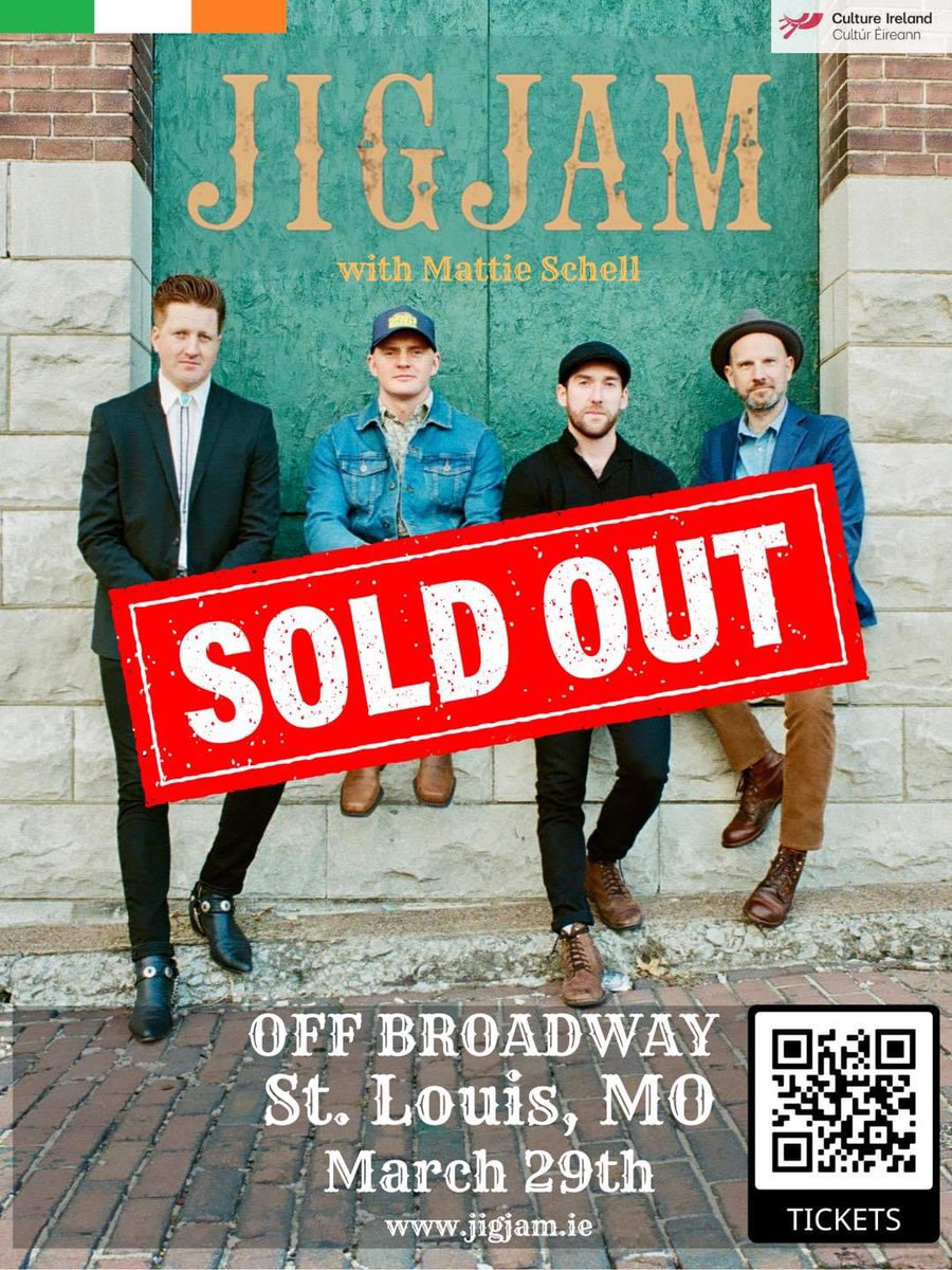 ❗️ OFF BROADWAY IS NOW SOLD OUT ❗️ We are officially SOLD OUT for tomorrows show in St. Louis! Huge thanks to everyone who has bought tickets for the gig in Off Broadway! It’s absolutely mighty to have such great support and fans in our home away from home! 🇺🇸 @offbroadwaystl