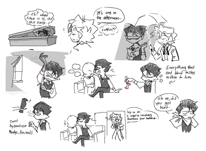 hankatun0921's tweet photo. Here are the promised Monster AU pages done by me and @Ekrixart, there were a lot so they're organized in this nifty lil folder 🦇🐺

https://t.co/y5dxt89W6o

Remember that the Rody Plushie campaign's still going https://t.co/maVwLgrtdI

#deadplate #deadplategame https://t.co/9sJmQh388t