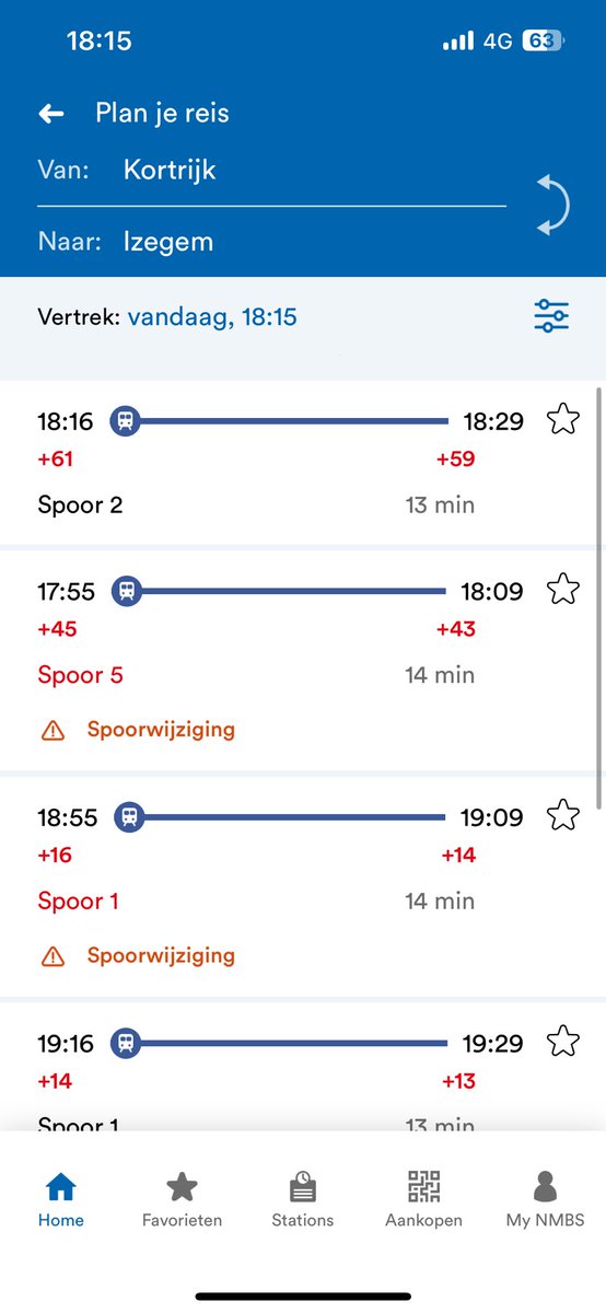 Emiel2611's tweet photo. @NMBS what’s going on? Er staat niets bij van verklaring voor deze extreme vertraging? https://t.co/2Qhac4Aad9