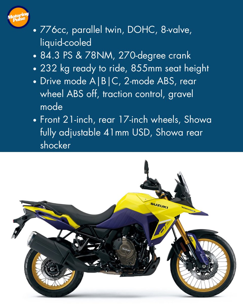 @suzuki2wheelers brings the all-new V-Strom 800DE to our shores…