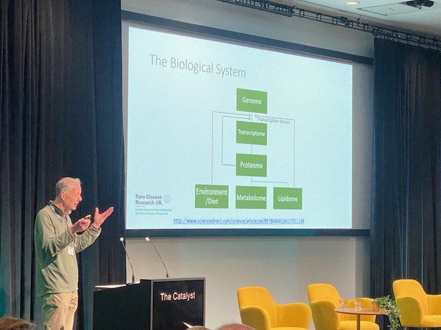 Informative session by our @CILIAREN node @johnasayer on #renalciliopathies, CAPTIVATE node @alexwimbush @tori_homer on MRC trial designs and Lipidomics node @wjgriffiths1 on #raredisease diagnosis through lipidomics/ metabolomics at #RDRUKCon.