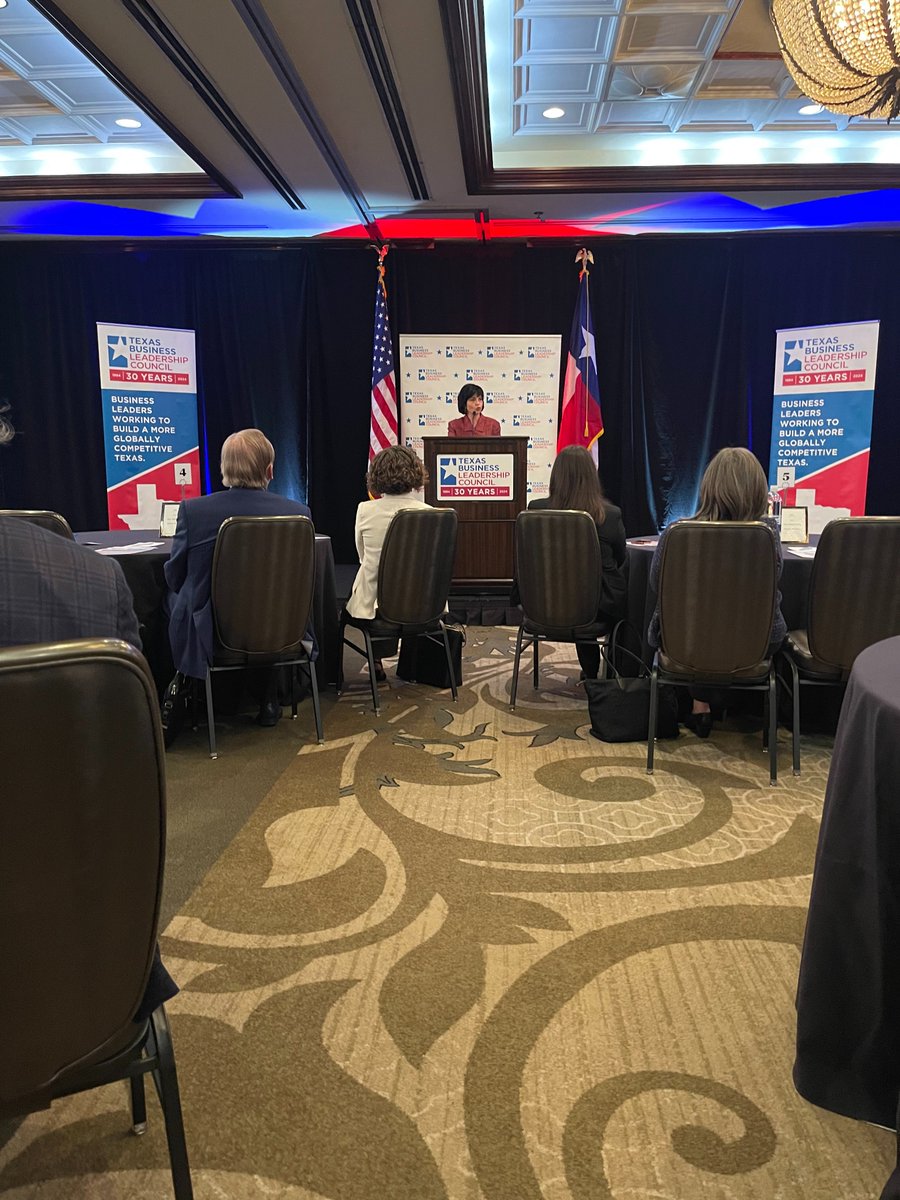 Enjoyed the opportunity to speak at the @TX_BLC Leadership Council Spring Meeting. We discussed the importance of a robust Texas workforce, the strength of our business climate, and all the ways the energy industry drives our Texas economy forward. Thanks for having me! 🛢️📈