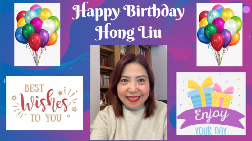 Please help us wish our very own beautiful Hong Liu a very special Happy Birthday 🎊🎁🎂🎉🎈 💐🌸🥳@GarciaBeProud @LifeAtATT #GrowthWithRespect #GWR #LifeAtAtt #ERT @rebbysellers @dauntfav #HAPPYBIRTHDAY