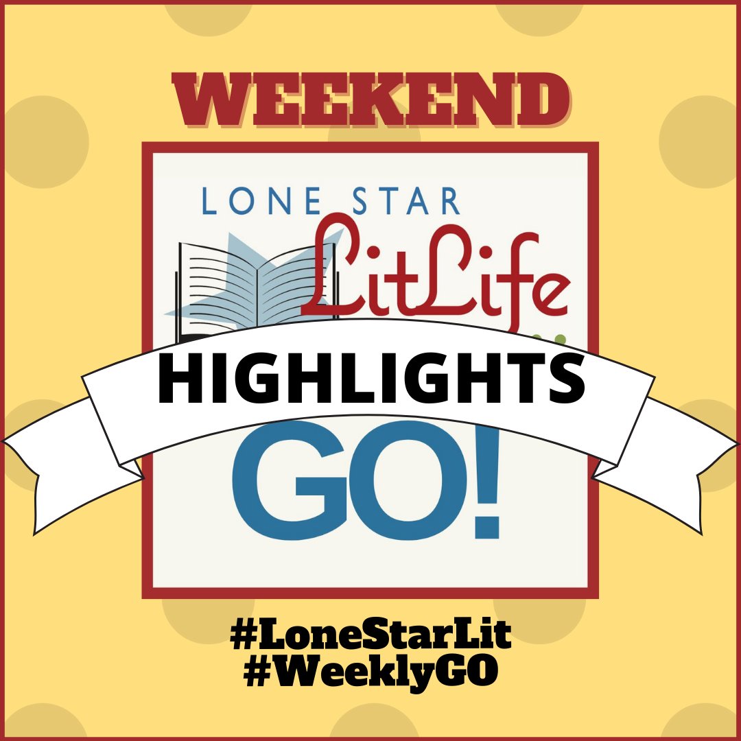 #LoneStarLit #WeeklyGO 3/29-31 lonestarliterary.com/content/bookis… FRI #TheTwigBookShop 5:30P; @BookPeople @CotopaxiPhil @candy_wellins 6P SAT @_talkinganimals @JaymeSandberg 11:30A; @thedockbookshop 2P SUN @halfpricebooks 1P #LiteraryTexas #TexasBooks #TexasAuthors #TexasBookstores