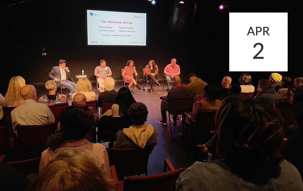 Join us April 2 at <a href="/MosesianArts/">MosesianArts</a>  for a special seminar on "The Business of Acting"!

Explore the journey of booking roles from script to set with...
🔸Lisa Lobel, <a href="/BostonCasting/">Boston Casting</a> 
🔸Andrew Wilson, <a href="/AW_Agency/">AWA - talent agency</a> 
🔸Jessica Maher, <a href="/SAGAFTRA/">SAG-AFTRA</a> New England

massprodcoalition.org/event-list/202…
