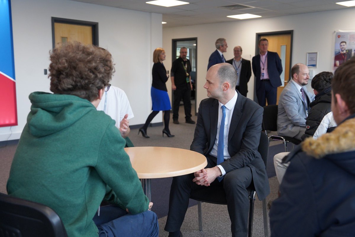 We are supporting more people into high quality #skills programmes.   @BTC_Coll offers skills development opportunities for all ages including T Levels and apprenticeships.  Inspiring to meet young people today passionate about their part in our future workforce @educationgovuk
