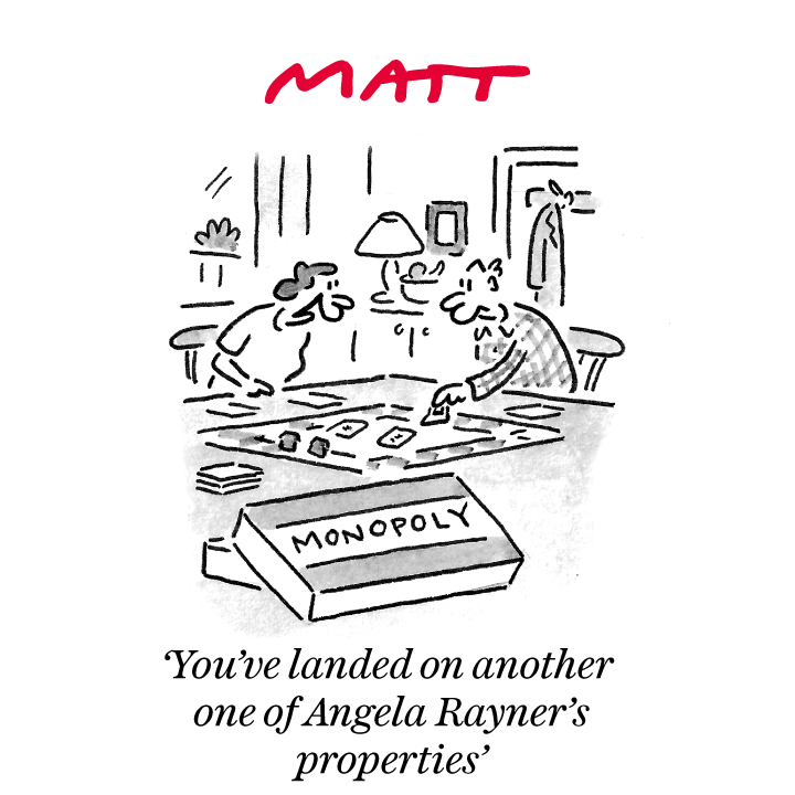 'You've landed on another one of Angela Rayner's properties' My latest cartoon for tomorrow's @Telegraph Buy a print of my cartoons at telegraph.co.uk/mattprints Original artwork from chrisbeetles.com