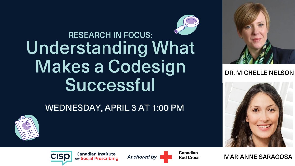 🥽Dive into the world of co-design with Dr. Michelle Nelson & Marianne Saragosa! Join us for an enlightening webinar session where we'll explore the key factors contributing to successful codesign initiatives. ➡️Register now: bit.ly/3TEUCmG