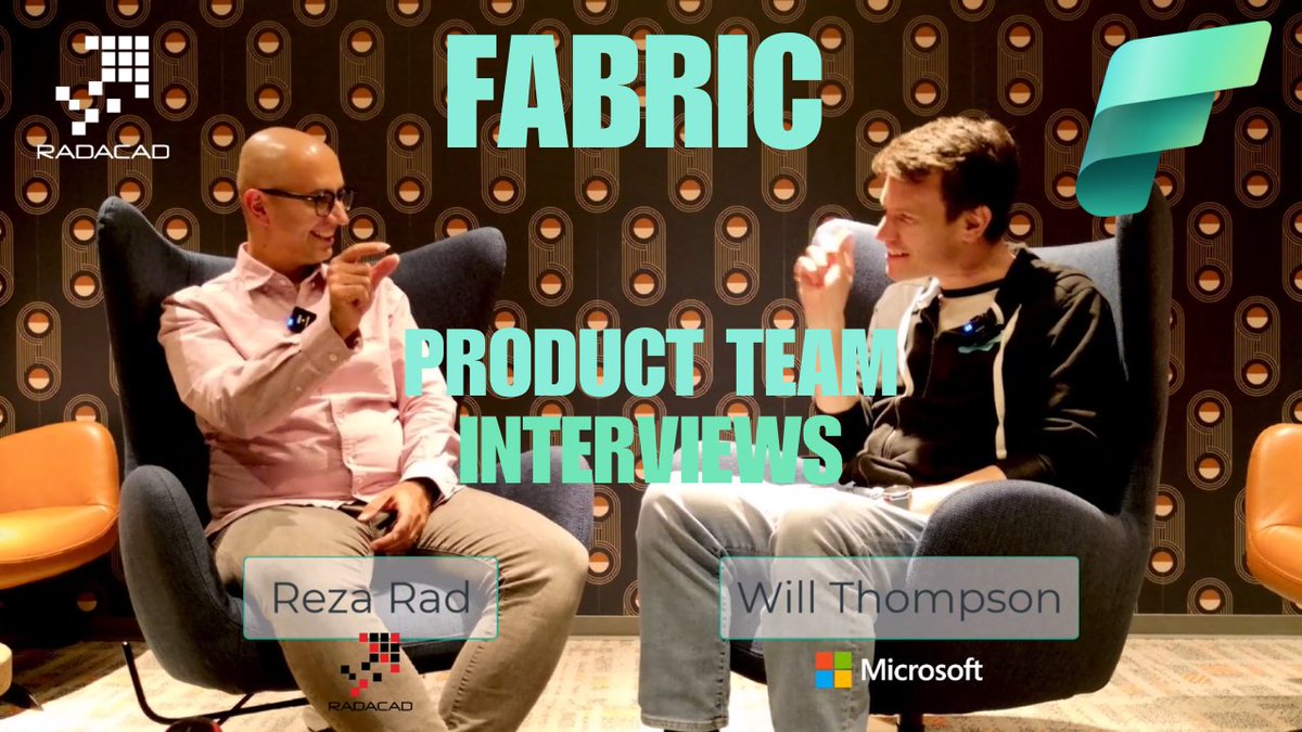 Reza Rad #PowerBI #Fabric #MSIgnite (@rad_reza) on Twitter photo The 2nd interview out of 16
#Microsoft #Fabric #MicrosoftFabric
is with the man you already know, <a href="/Will_MI77/">Will Thompson (@mi77.bsky.social)</a> . You know him from #PowerBI videos. Now, he is leading the #DataActivator
We discussed use case scenarios for Data Activator #Reflex, how they differ from Power The 2nd interview out of 16
#Microsoft #Fabric #MicrosoftFabric
is with the man you already know, <a href="/Will_MI77/">Will Thompson (@mi77.bsky.social)</a> . You know him from #PowerBI videos. Now, he is leading the #DataActivator
We discussed use case scenarios for Data Activator #Reflex, how they differ from Power