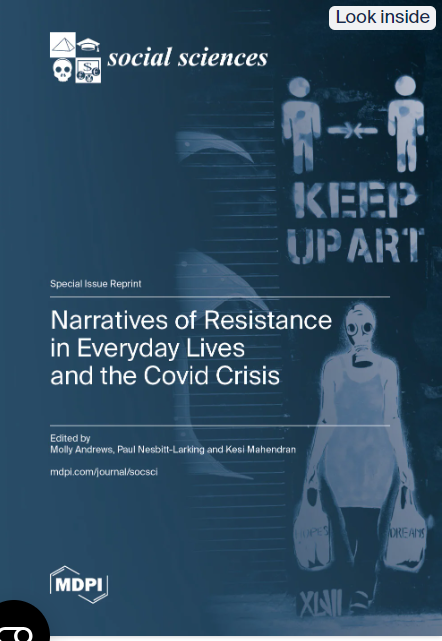 KesiMahendran's tweet photo. Stories of radical hope.

Did the Covid #pandemic reconfigure power &amp; narratives of resistance? 

📢Our new book is out - join us to celebrate!

📆April 18 Chelsea Theatre, London

A free book launch, with readings, music &amp; drinks

Register 👇
https://t.co/u7TsTeh127
#pandemic https://t.co/j1n64yCv39