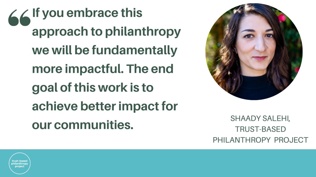 Happening Now! The Future of Philanthropy is Trust-Based: A Community Conversation. We are sharing some reflections from trust-based funders and leaders. Have highlights you would like to share let us know below.