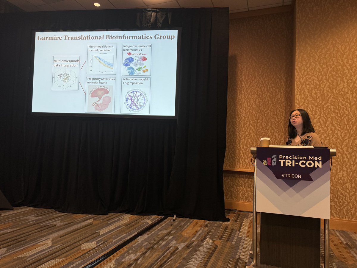 Chairing session on single cell multiomics at #TRICON24. @GarmireGroup talking about ASGARD. Linking genes to drugs. @connectedmed @iPrecisionMed