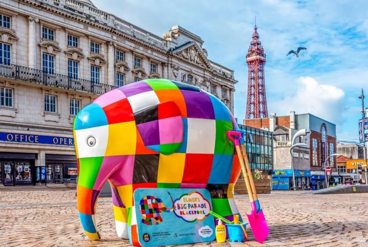 We can't wait for the herd to arrive this month! Elmer and 30 of his uniquely decorated friends will form the biggest-ever public art trail Blackpool has seen from 13 April – 9 June. The sculptures will be placed around key locations 🔗bit.ly/elmerblackpool