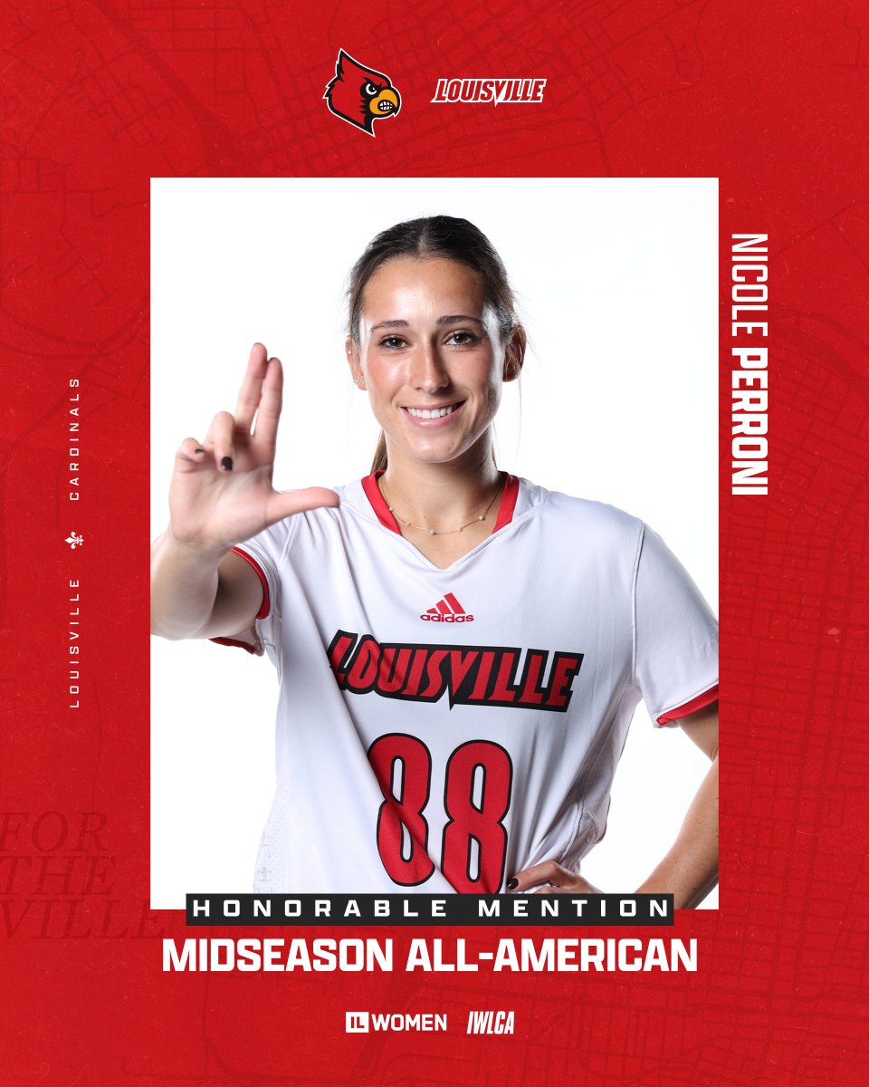 Nicole Perroni has been named an ILWomen Midseason All-American Honorable Mention!

Details: uofl.me/43EvDEB

#GoCards