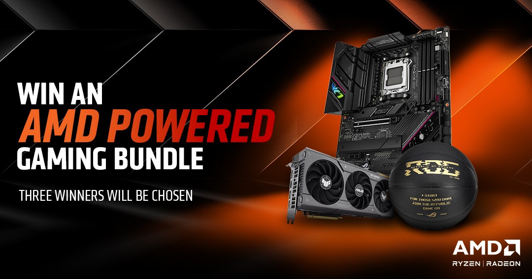 Get ready for a chance to win a gaming bundle powered by AMD! Enter: bit.ly/4a8uR5p