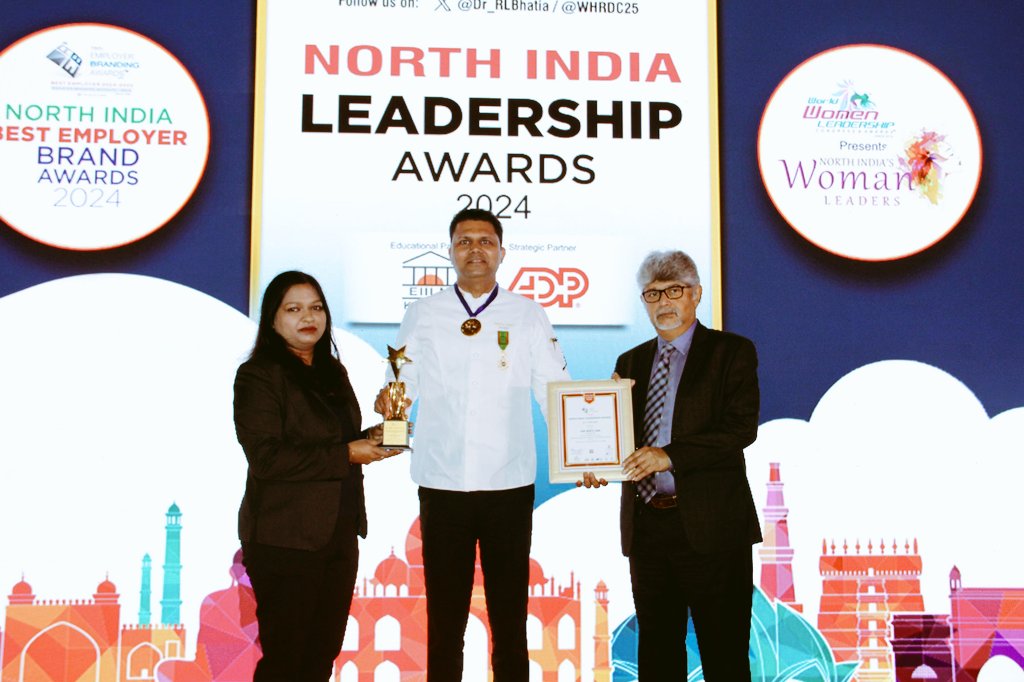 Thanks to the jury and team of North India Leadership Awards 2024. 
#culinaryworld #indiancuisine #itdc #cheflife #chefsofinstagram #chefspecial #chefstalk #northindialeadershipawards