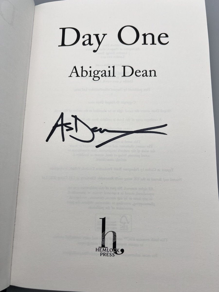 🎉HAPPY PUBLICATION DAY🎉 We have #Signed Copies of #DayOne by @abigailsdean bestselling author of #GirlA @HarperCollinsUK @HarperFiction Get yours @ ebay.co.uk/itm/1666716636… Free Delivery 🚚 #LakeDistrict #tragedy #thriller #murder #teacher #Heartbreaking #Lies