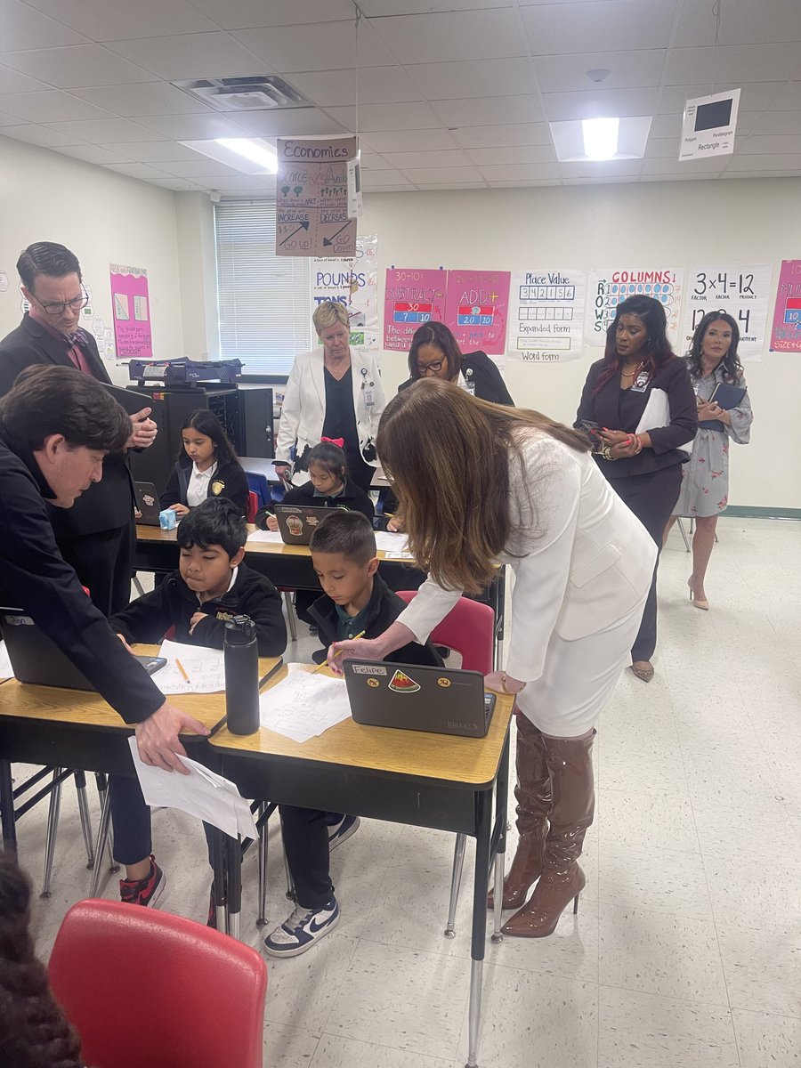 Had fun learning about perimeters with this bunch of smart 3rd graders at Maple Lawn Elementary School today.