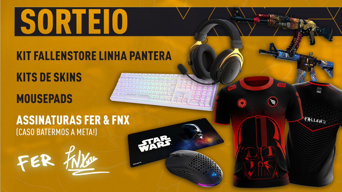 BTSBrasilCS's tweet photo. Os playoffs do primeiro Major de CS2 chegaram! 🔥

E quem merece ganhar são vocês, os torcedores que nos apoiaram e que estão fazendo história nesse Major! 🏆

Iremos sortear 10 kits de skins, entre eles facas, luvas e rifles - AK-47 e M4A4. (E quem sabe uma assinatura das lendas do CS - @Fer e @linfnx) 🤔

Ta achando pouco? A @fallenstore veio e fortaleceu nosso sorteio com: 
🔹 Kit da Linha Pantera (Mouse Pantera Wireless, Teclado Pantera e o Headset Pantera Wireless)
🔹 Camiseta comemorativa de 20 anos do @FalleNCS  
🔹 Uma diversidade de mousepads para vocês! 🤝

Clica aqui no link, siga as regras, deixe seu RT e boa sorte! 🌟