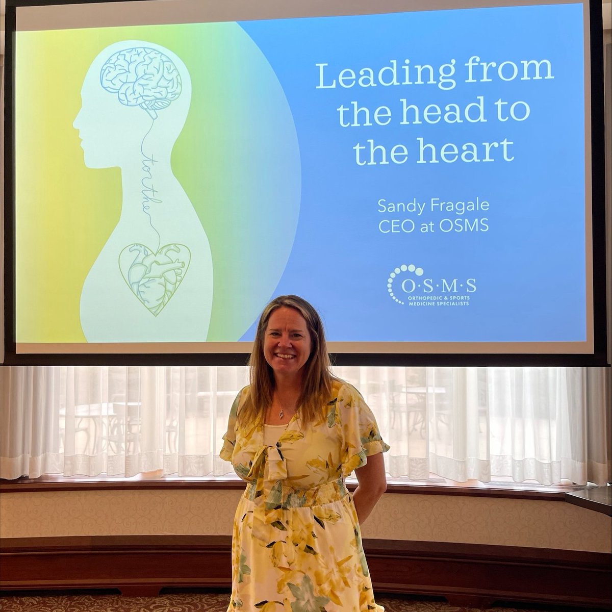 OSMSGB's tweet image. &quot;Business is people - NOTHING else. Without the people, your organization is worthless. Be real, be vulnerable, and love at work!&quot; -Sandy Fragale

Thank you to @stnorbert and everyone who attended Sandy&apos;s CEO Breakfast Series!