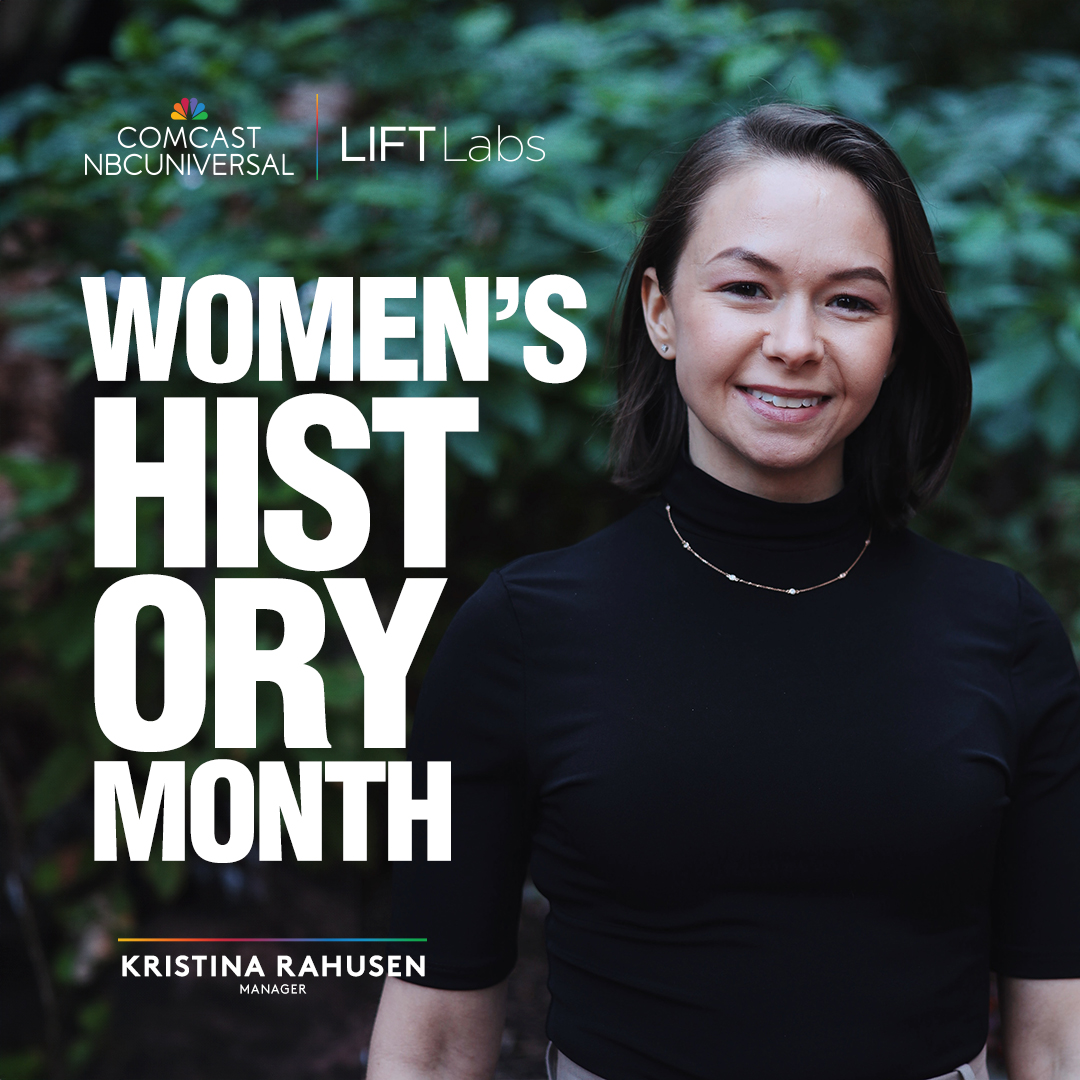 Meet Kristina Rahusen, Manager of Startup Engagement at Comcast NBCUniversal LIFT Labs. 🌸 👑 Kristina fosters connections between founders and leaders to drive strategic partnerships at Comcast. Learn more about Kristina. ⬇️ #LIFTLabs #WomensHistoryMonth lift.comcast.com/about/