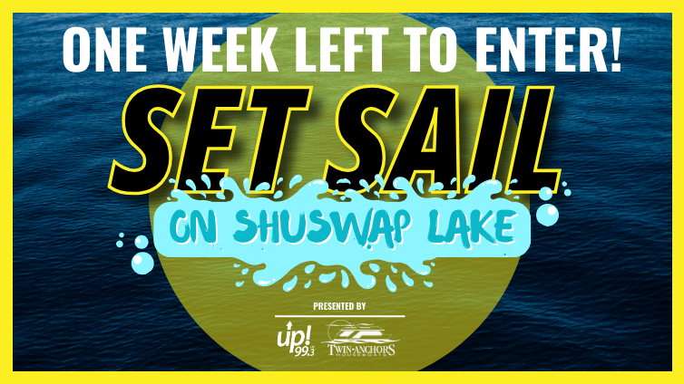 YOU ONLY HAVE ONE WEEK LEFT to win THE ULTIMATE in summer vacations! ☀️🌊⛴ Our friends at @TwinAnchors1 want you to set sail on a CruiseCraft 2 Houseboat for you and your loved ones to enjoy this summer ON Shuswap Lake! Click the link below to enter! up993.com/contest/53131/…