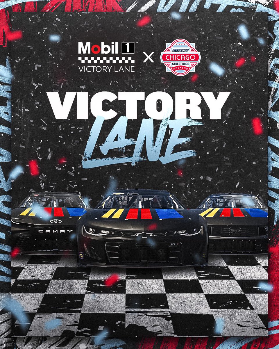 Celebrating with style in the WIN-dy City 🏆

This summer, our #GrantPark165 and #TheLoop110 race winners will park their rides in @mobil1racing Victory Lane!

#Mobil1VictoryLane | #NASCARChicago