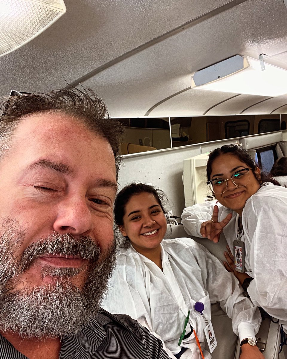 Morning: Donated blood at the <a href="/WeAreBlood/">We Are Blood</a> mobile bus thanks for everything you guys! Hosted by <a href="/terraceatx/">Terrace Austin</a> <a href="/Broadcom/">Broadcom</a> Austin office.