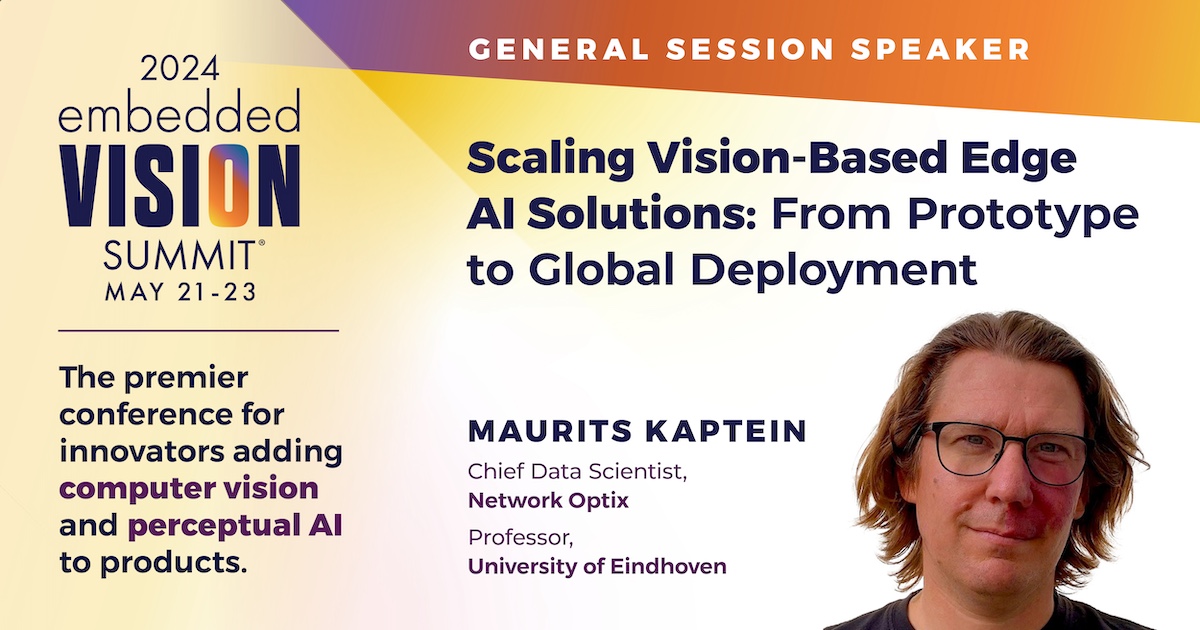 Join Maurits Kaptein of @networkoptix at the Summit to learn how to overcome scaling challenges and make vision AI solutions device-agnostic and remotely manageable. Gain insights into networking, fleet management, visualization and monetization hurdles. embeddedvisionsummit.com/2024/session/s…